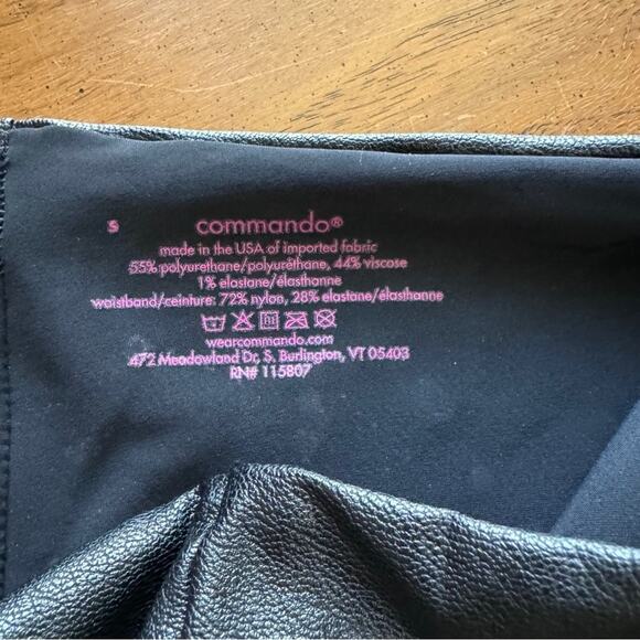 Commando Perfect Control Faux Leather Leggings - Picture 4 of 4